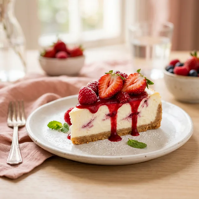 Cheesecake de Frutos Rojos